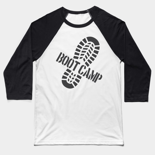 Boot Camp Graduation Gift Baseball T-Shirt by Xeire